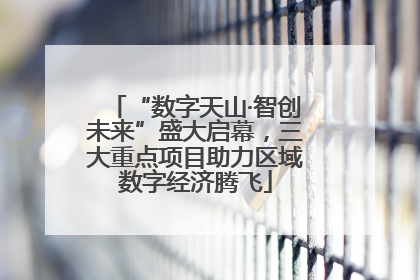 “数字天山·智创未来”盛大启幕，三大重点项目助力区域数字经济腾飞