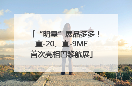 “明星”展品多多！直-20、直-9ME首次亮相巴黎航展