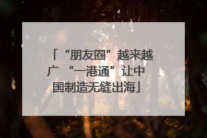 “朋友圈”越来越广 “一港通”让中国制造无缝出海