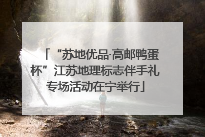 “苏地优品·高邮鸭蛋杯”江苏地理标志伴手礼专场活动在宁举行