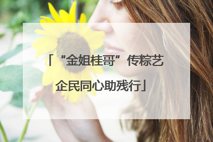 “金姐桂哥”传粽艺 企民同心助残行