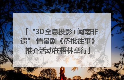 “3D全息投影+闽南非遗” 情景剧《侨批往事》推介活动在梧林举行
