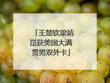 王楚钦梁靖崑获美国大满贯男双外卡