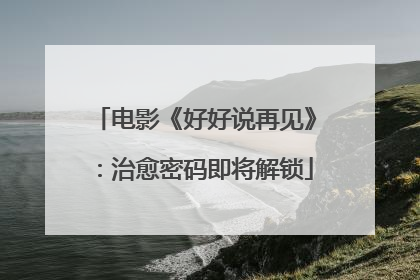 电影《好好说再见》：治愈密码即将解锁