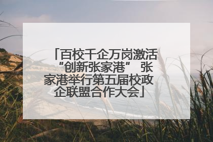 百校千企万岗激活“创新张家港” 张家港举行第五届校政企联盟合作大会