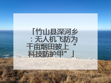 竹山县深河乡：无人机飞防为千亩烟田披上“科技防护甲”