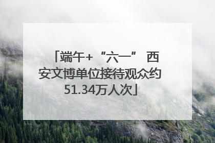 端午+“六一” 西安文博单位接待观众约51.34万人次