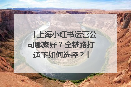 上海小红书运营公司哪家好？全链路打通下如何选择？