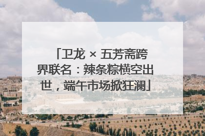 卫龙 × 五芳斋跨界联名：辣条粽横空出世，端午市场掀狂澜