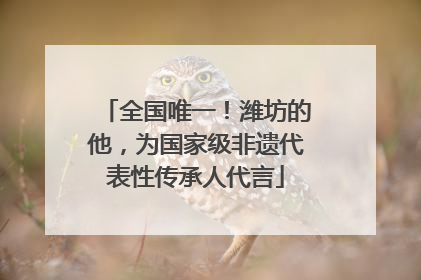 全国唯一！潍坊的他，为国家级非遗代表性传承人代言