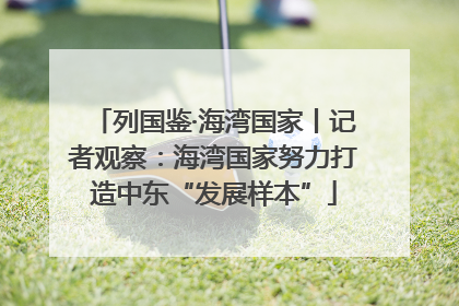 列国鉴·海湾国家丨记者观察：海湾国家努力打造中东“发展样本”