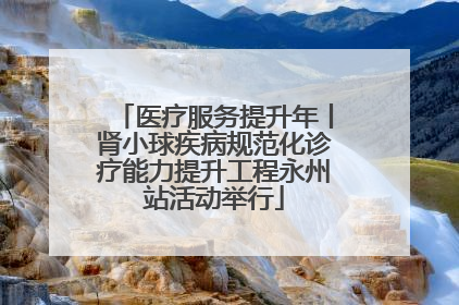 医疗服务提升年丨肾小球疾病规范化诊疗能力提升工程永州站活动举行