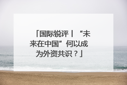 国际锐评丨“未来在中国”何以成为外资共识？