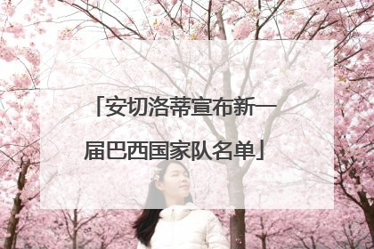 安切洛蒂宣布新一届巴西国家队名单
