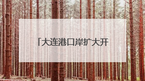 大连港口岸扩大开放，正式获批！