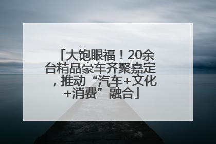 大饱眼福！20余台精品豪车齐聚嘉定，推动“汽车+文化+消费”融合