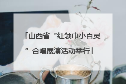 山西省“红领巾小百灵”合唱展演活动举行