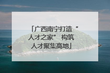 广西南宁打造“人才之家” 构筑人才聚集高地