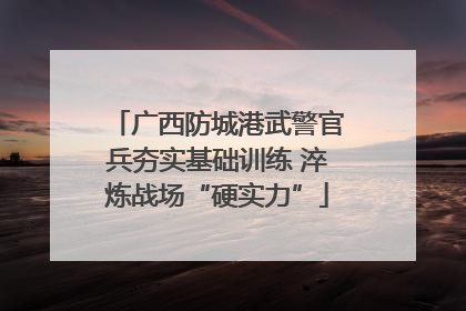 广西防城港武警官兵夯实基础训练 淬炼战场“硬实力”