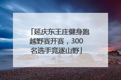 延庆东王庄健身跑越野赛开赛，300名选手竞逐山野