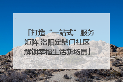 打造“一站式”服务矩阵 洛阳定鼎门社区解锁幸福生活新场景
