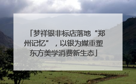 梦祥银非标店落地“郑州记忆”，以银为媒重塑东方美学消费新生态