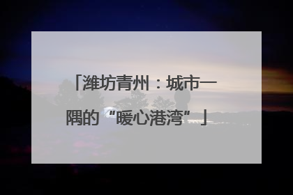 潍坊青州：城市一隅的“暖心港湾”