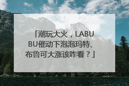 潮玩大火，LABUBU催动下泡泡玛特、布鲁可大涨该咋看？
