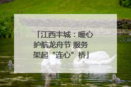 江西丰城：暖心护航龙舟节 服务架起“连心”桥