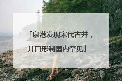 泉港发现宋代古井，井口形制国内罕见