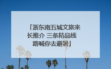 浙东南五城文旅来长推介 三条精品线路喊你去避暑