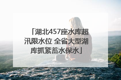 湖北457座水库超汛限水位 全省大型湖库抓紧蓄水保水