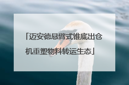 迈安德悬臂式锥底出仓机重塑物料转运生态