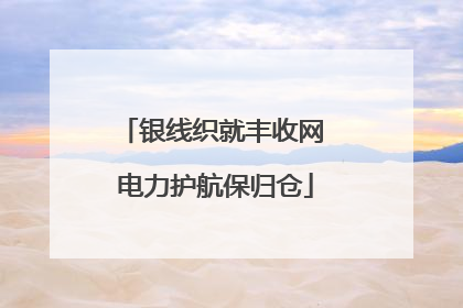 银线织就丰收网 电力护航保归仓