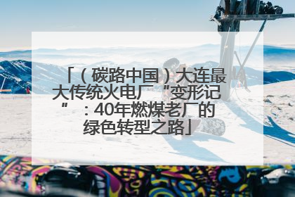 （碳路中国）大连最大传统火电厂“变形记”：40年燃煤老厂的绿色转型之路