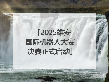 2025雄安国际机器人大赛决赛正式启动