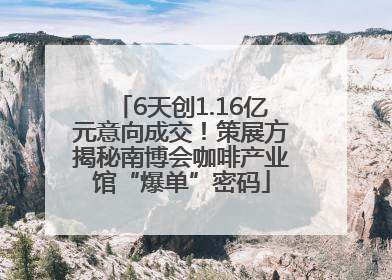 6天创1.16亿元意向成交！策展方揭秘南博会咖啡产业馆“爆单”密码