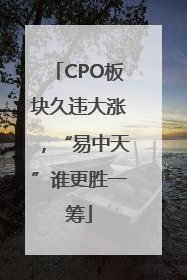 CPO板块久违大涨，“易中天”谁更胜一筹