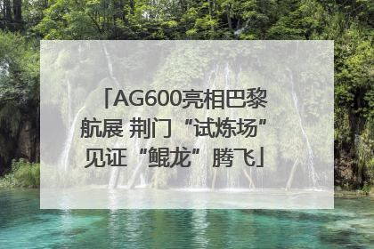 AG600亮相巴黎航展 荆门“试炼场”见证“鲲龙”腾飞