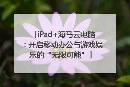 iPad+海马云电脑：开启移动办公与游戏娱乐的“无限可能”